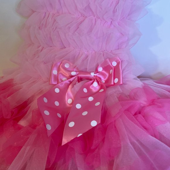 Popatu Pink Ruffle Tutu Dress, 18 months - Picture 2 of 12